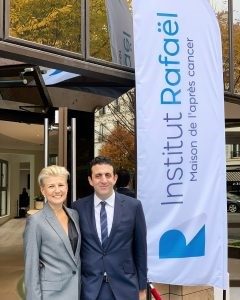 isabelle Guyomarch et Alain Toledano à l'Institut Rafael